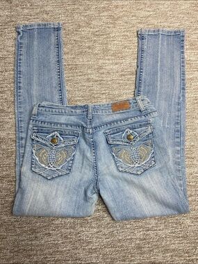 Do Denim women’s 6 Y2K 2000s embroidered jeans